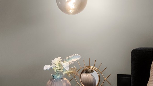 Detaljefoto fra hovedsoverom i underetasjen