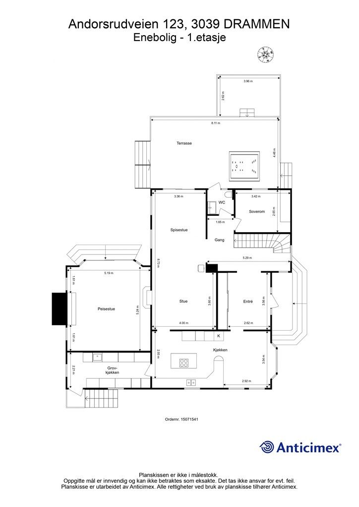 Plantegning - 1. etasje
