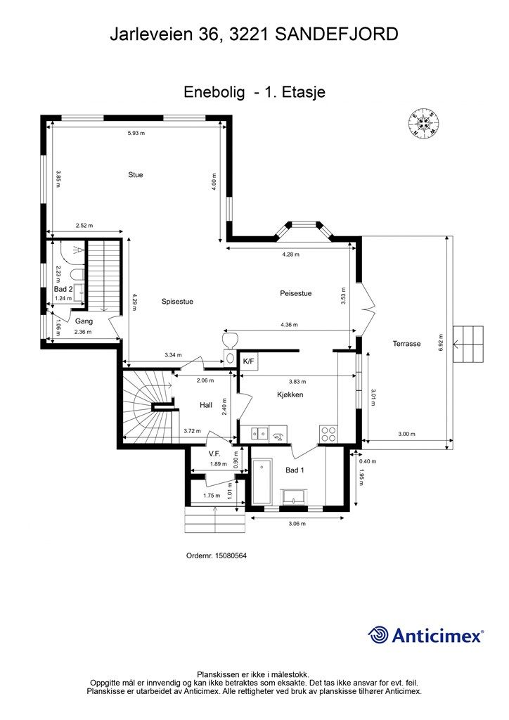 Plantegning 1.etasje