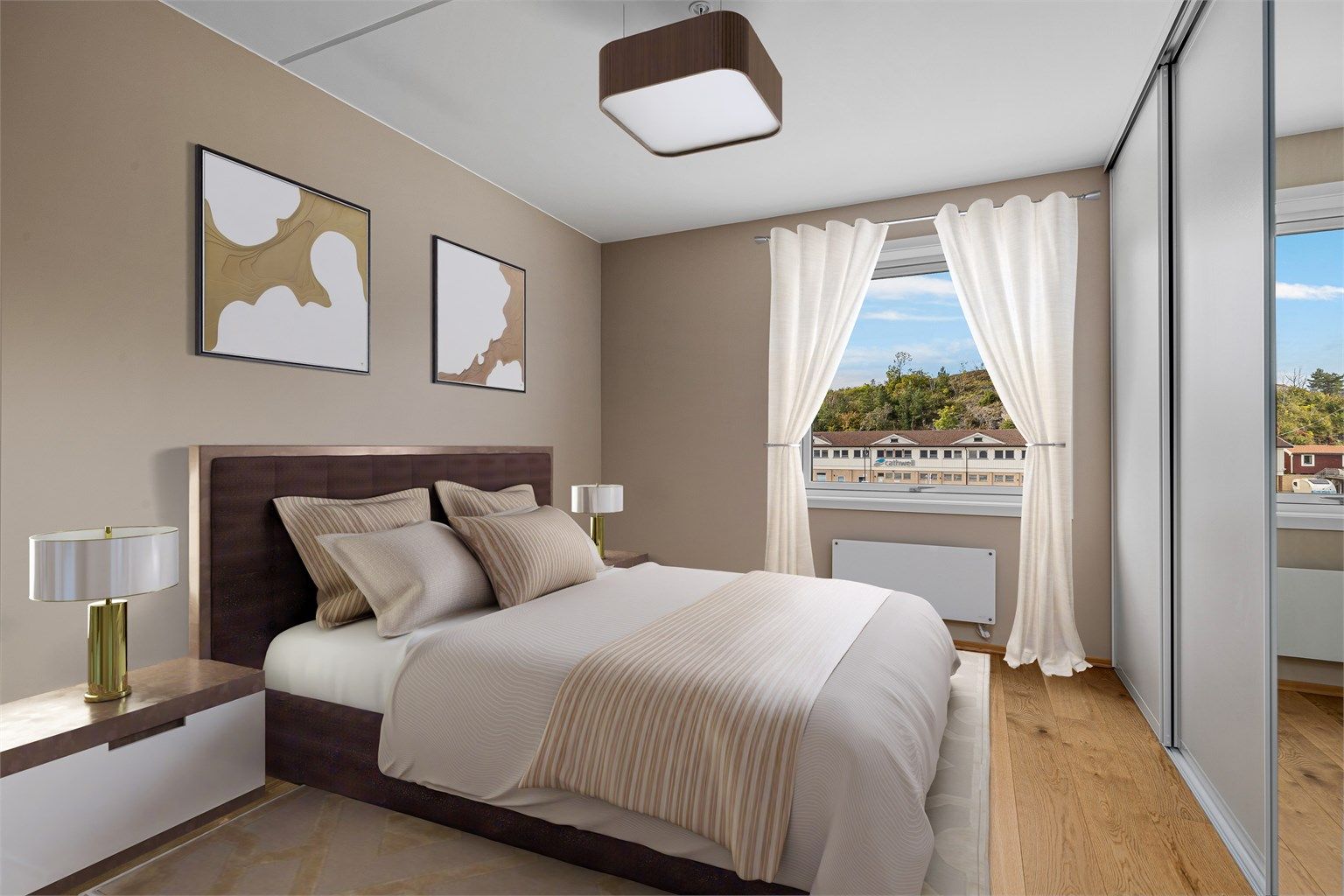 Eksempel på møblering.