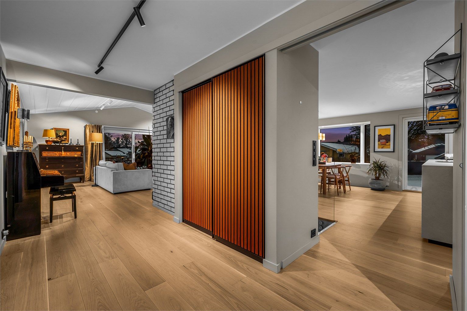 Boligen gjennomgikk en vesentlig oppussing i 2023 - hvor "alt" ble tatt.