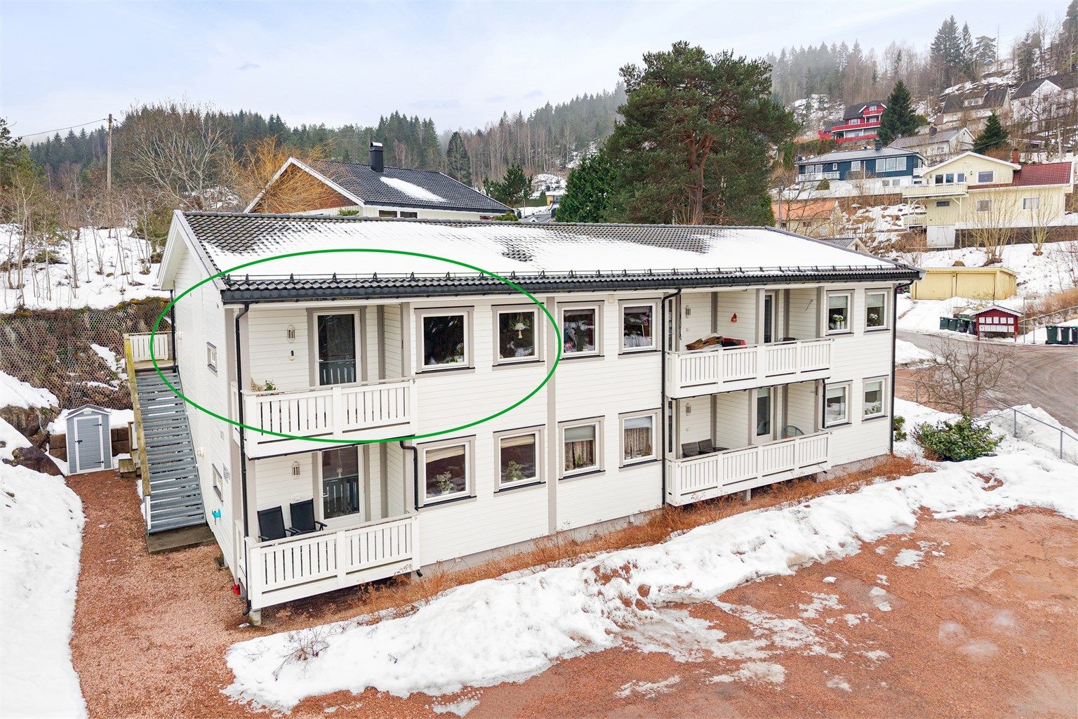 Flott 2-roms beliggende i 2.etg 