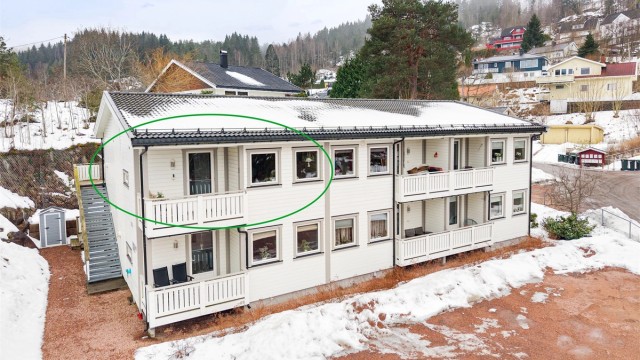 Flott 2-roms beliggende i 2.etg