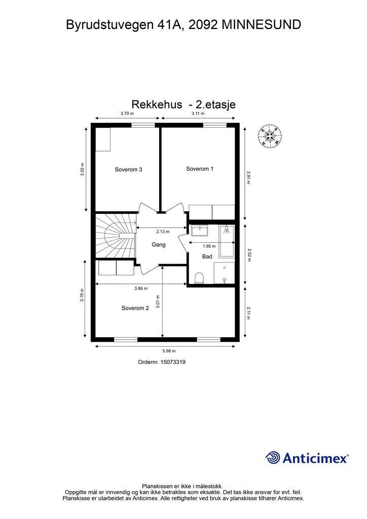 Plantegning - 2.etasje