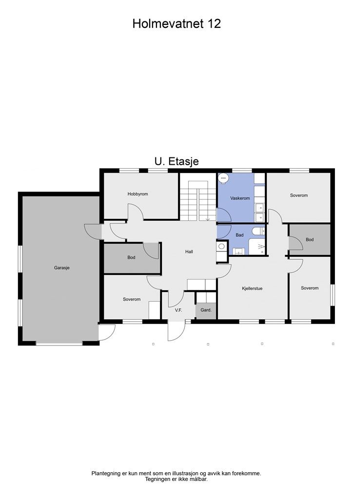 2 D plantegning underetasje