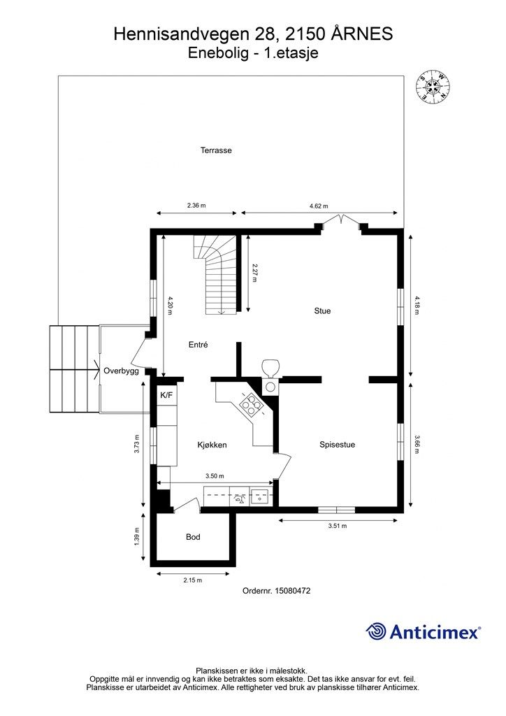 Plantegning - 1.etasje