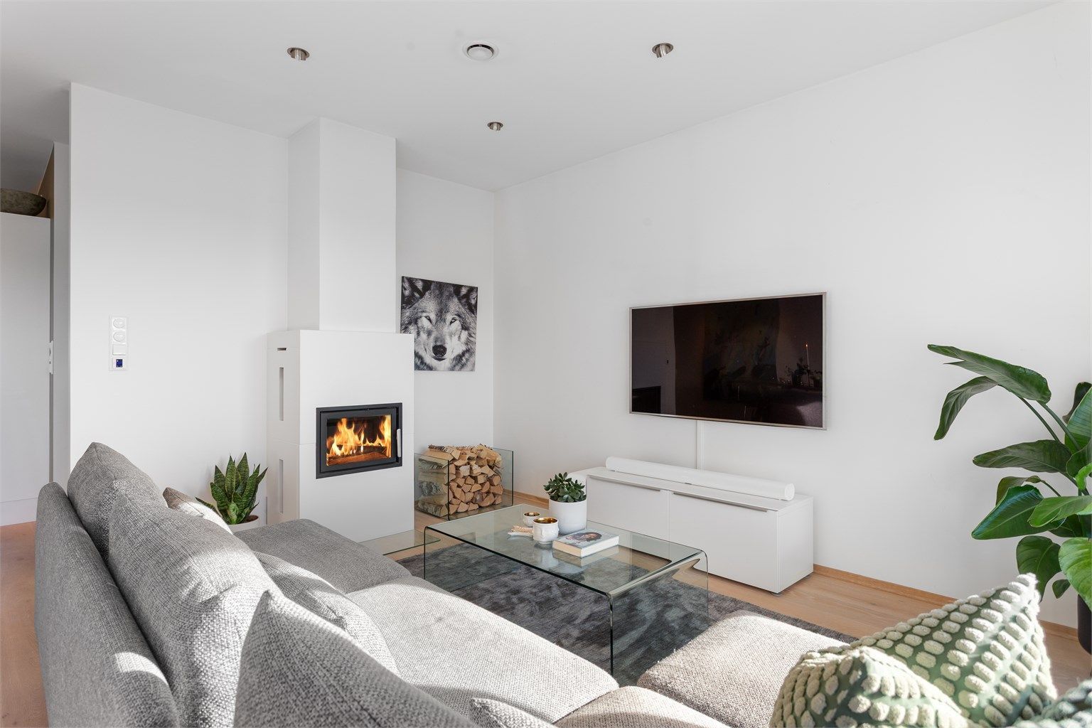Plass til sofagruppe