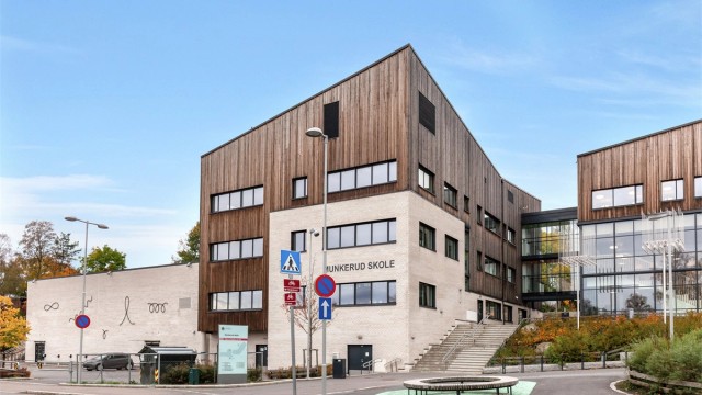 Få minutter å gå til Munkerud skole