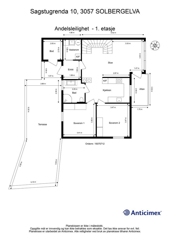 Plantegning 1. etasje