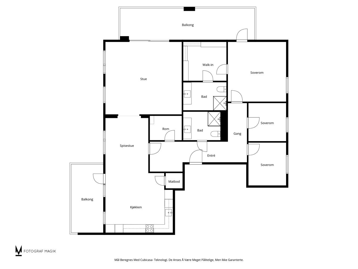 Plantegning 8.etasje