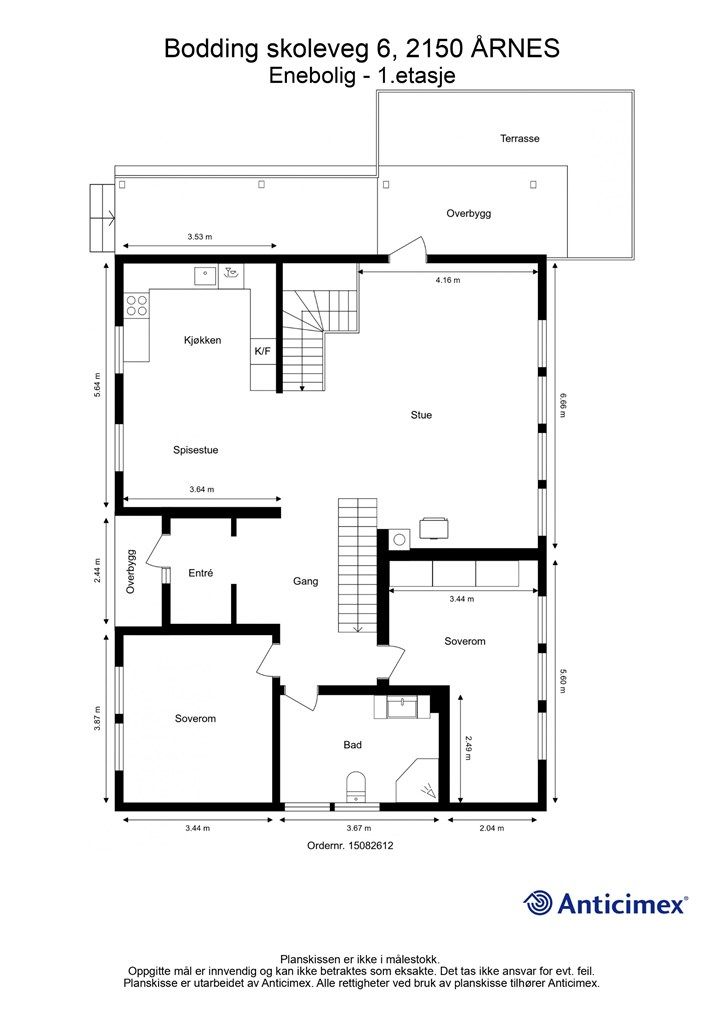 Plantegning - 1. Etasje.