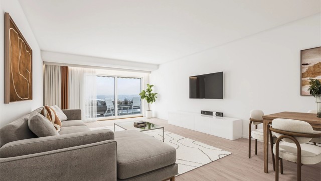 Emir Mekic v/ Eiendomsmegler Krogsveen har gleden av å presentere Vesteråsveien 26 C! Bildet er innredet digitalt. Foto: Christian N. Christensen / Christensen Fotolink