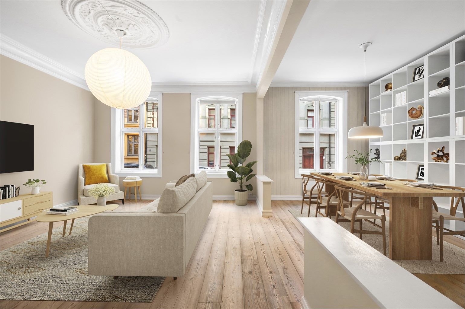 Krogsveen v/Nhut Nam Huynh har gleden av å presentere Herslebs gate 17C. Bildet er stylet digitalt.