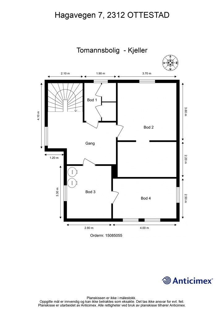 Tomannsbolig - Kjeller. 
