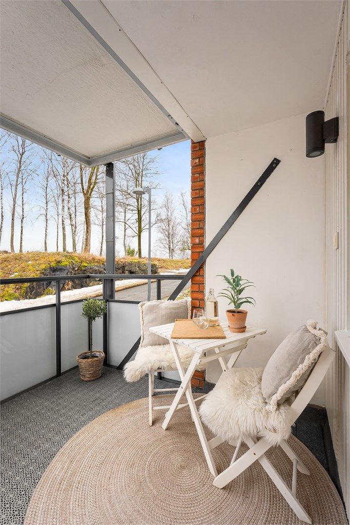 Her er det plass til en liten sittegruppe.