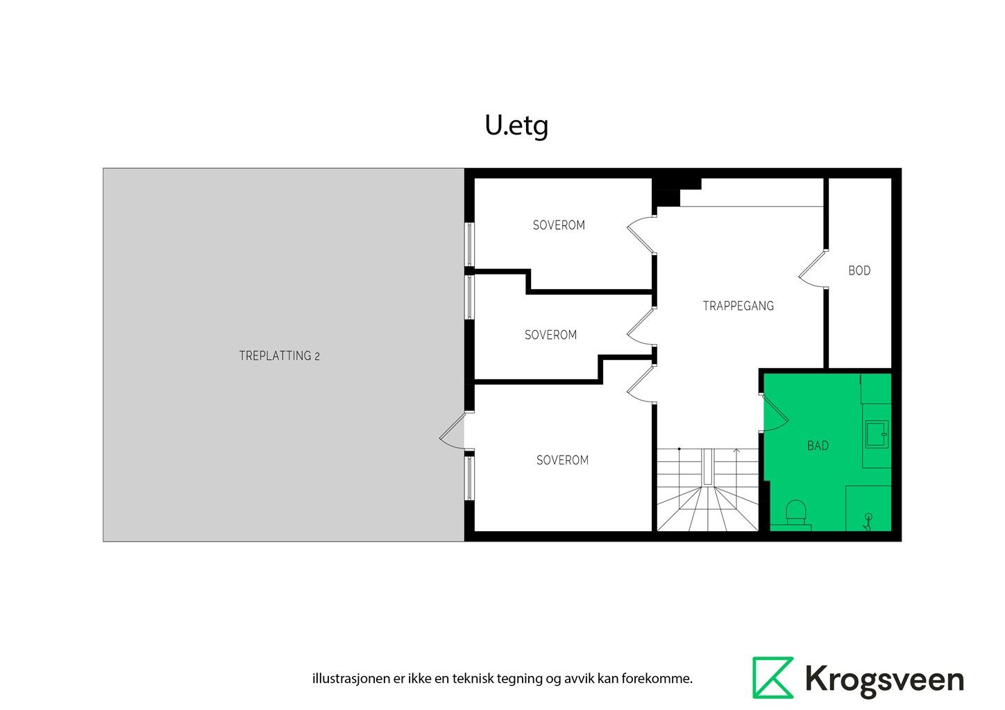 Plantegning underetasje
