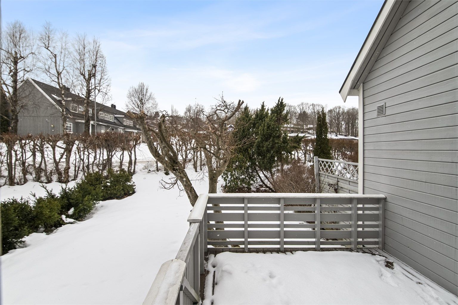 Vestvendt og med fin hage