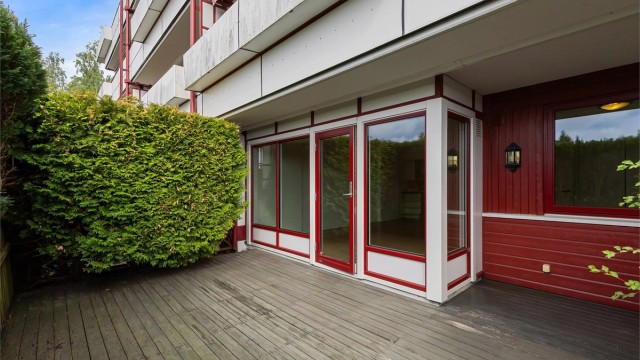 Markterrassen er på hele 20 kvm