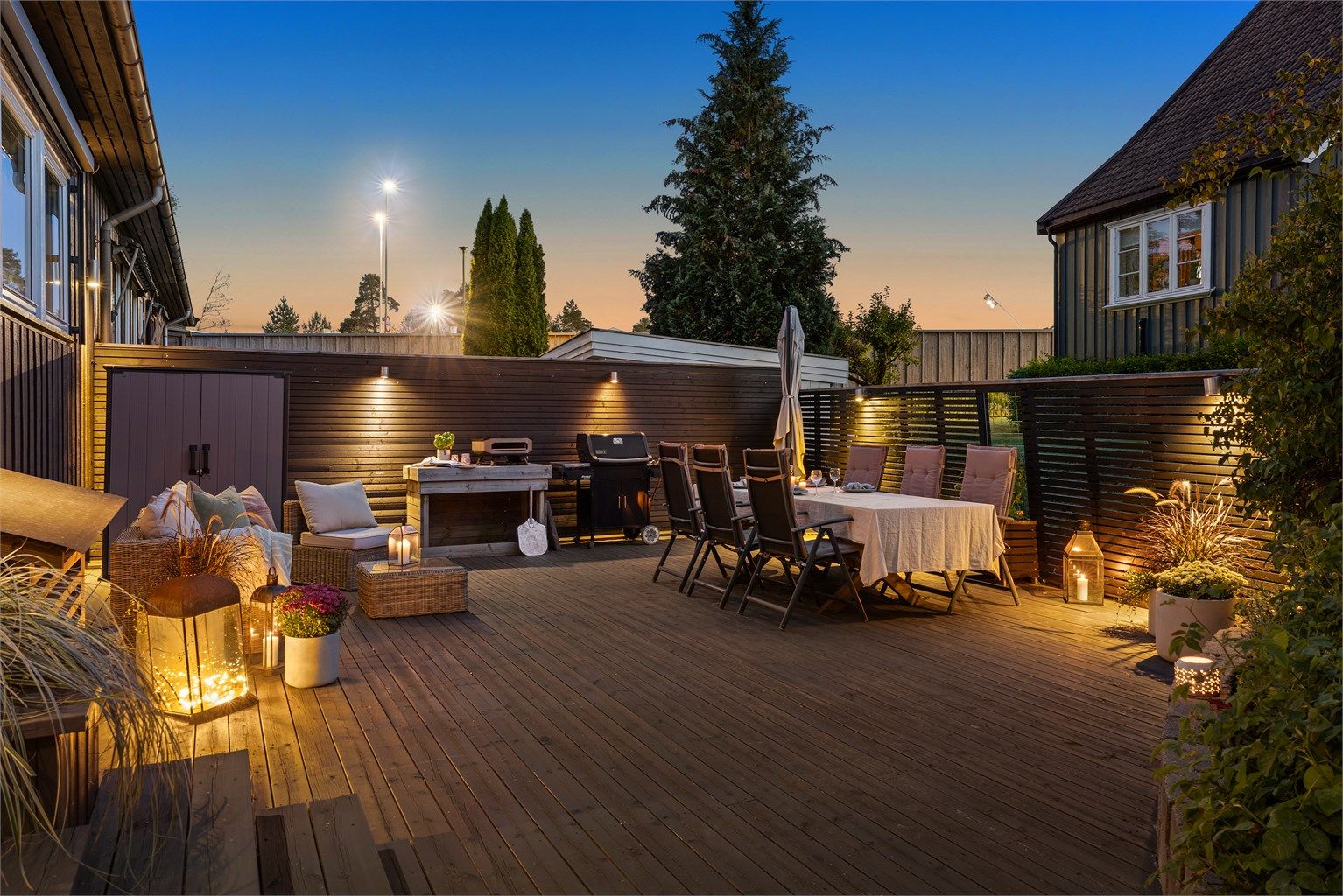 Her kan late sommerdager nytes, eller invitere til sommerfest med hele familien.