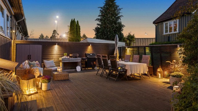 Her kan late sommerdager nytes, eller invitere til sommerfest med hele familien.