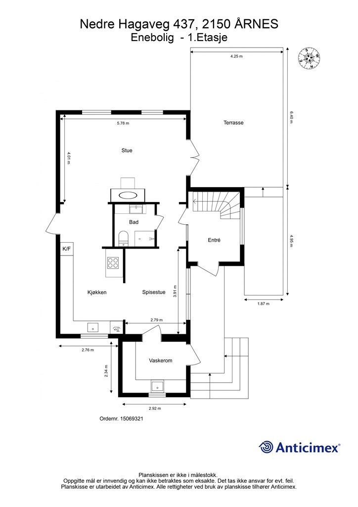 Plantegning 1. etasje