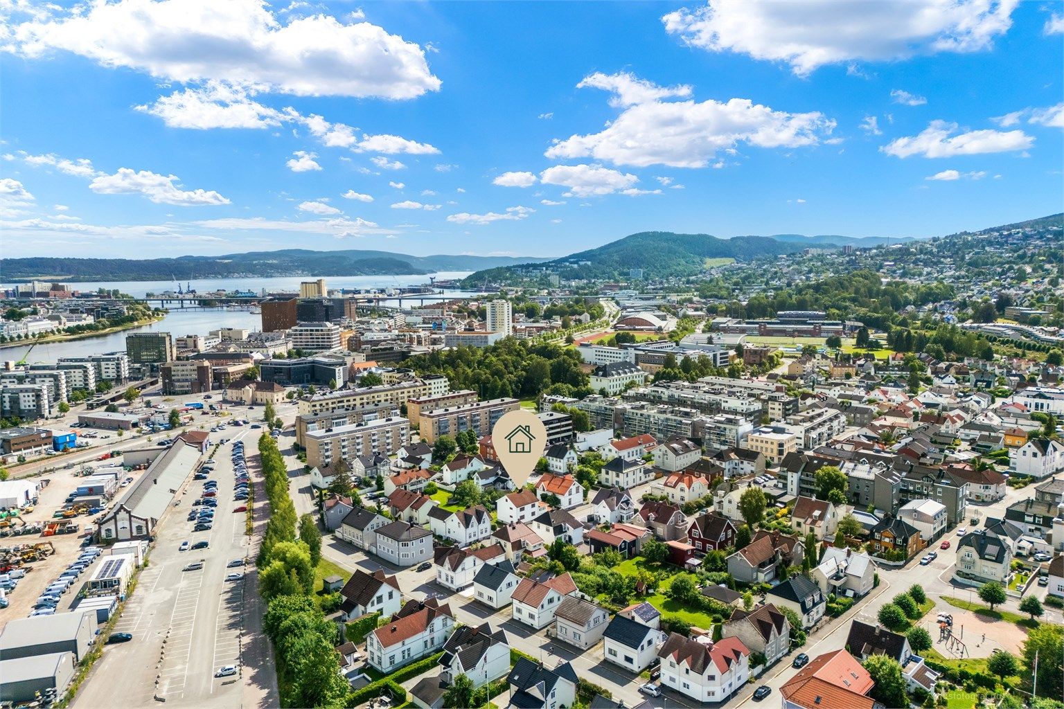 Meget sentral og barnevennlig beliggenhet i Nybyen