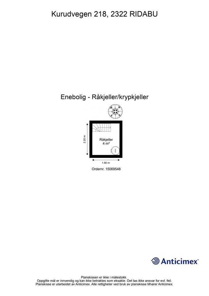 Plantegning- Råkjeller/krypkjeller.