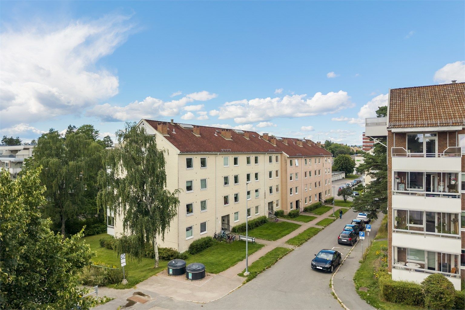 Rolig og etablert boligområde på Lambertseter.