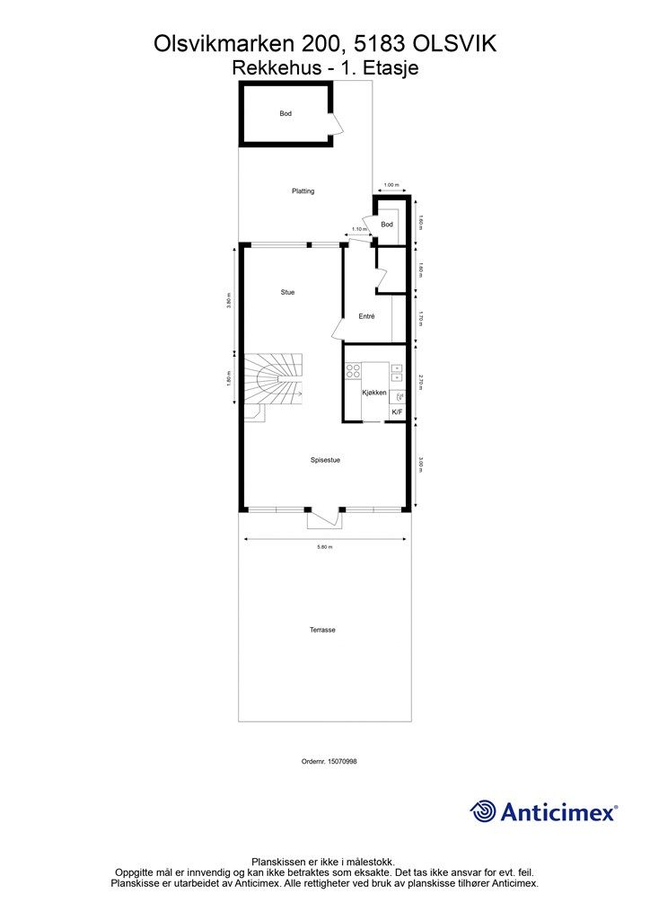 Plantegning 1. etasje