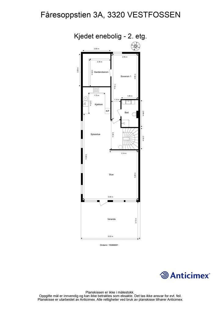 Plantegning - 2. etasje
