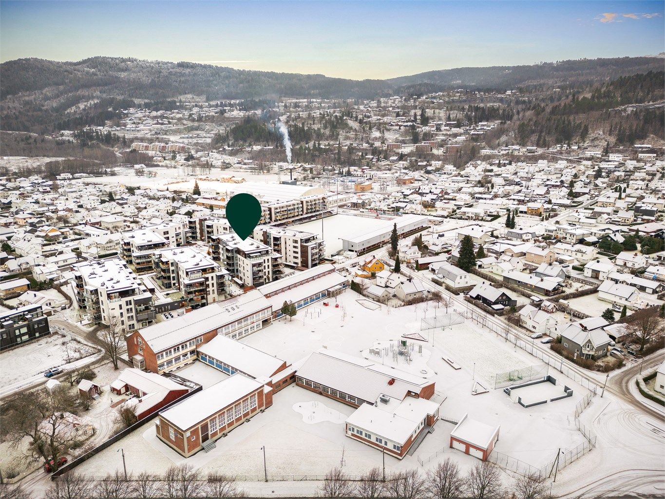 Svært sentral beliggenhet i Mjøndalen sentrum
Foto: Stine Prøitz Jørgensen