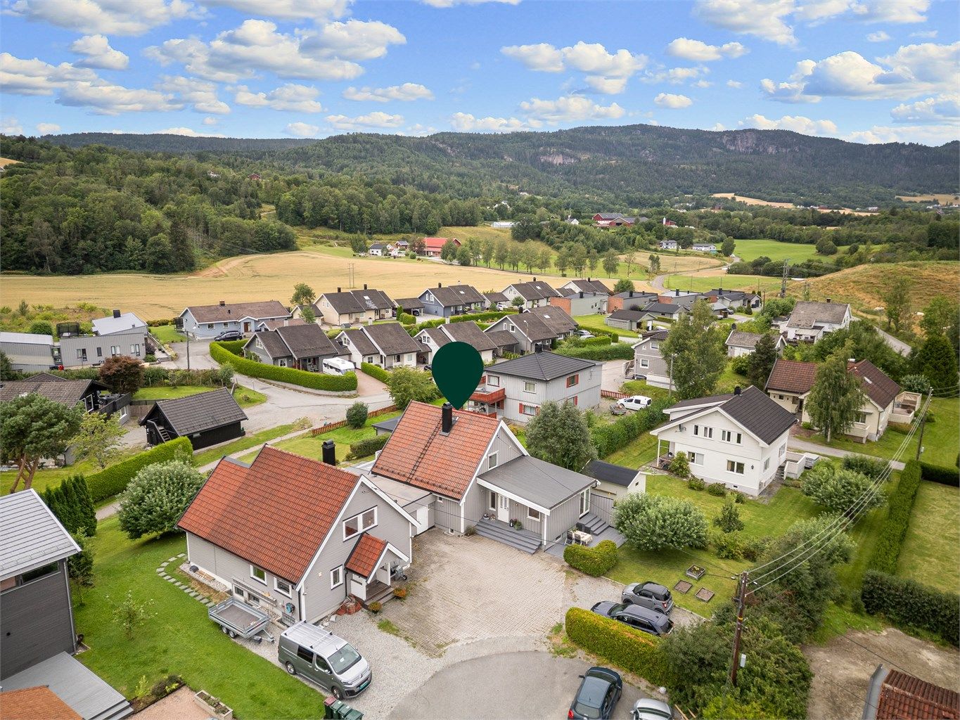 Meget attraktivt og populært boligområde like utenfor Lierbyen sentrum