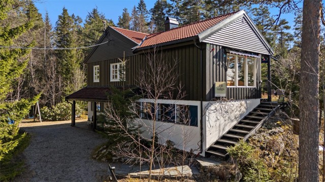 Stor enebolig med flere gode kvaliteter.