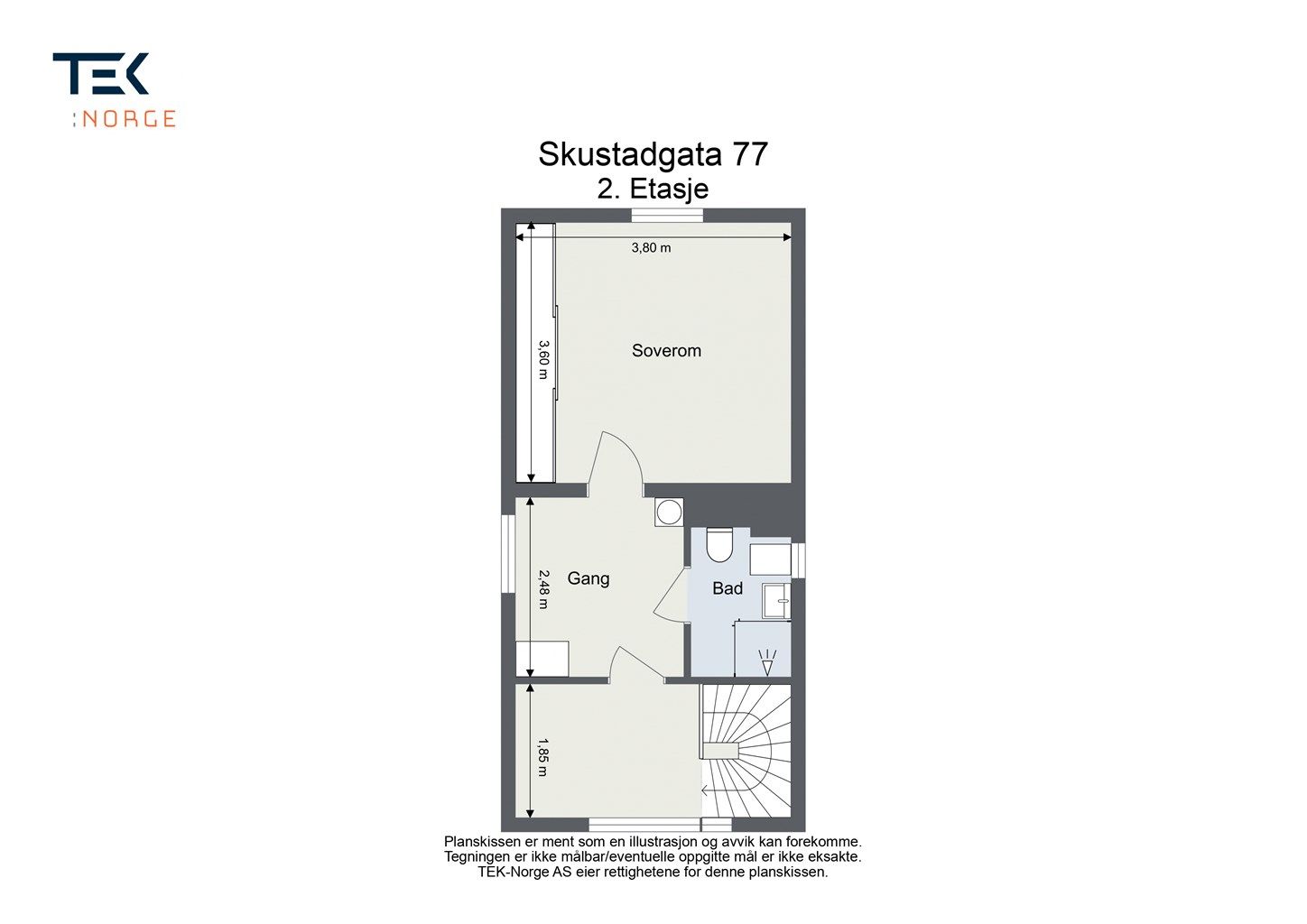 Plantegning - 2. Etasje