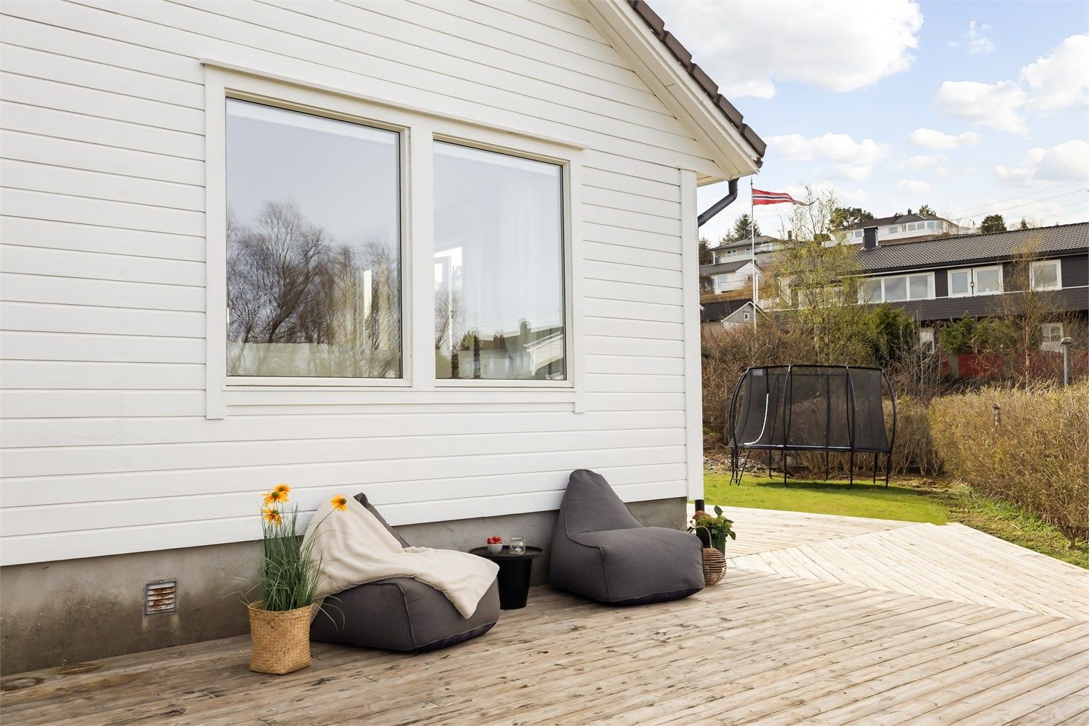 Solrike og fine uteplasser