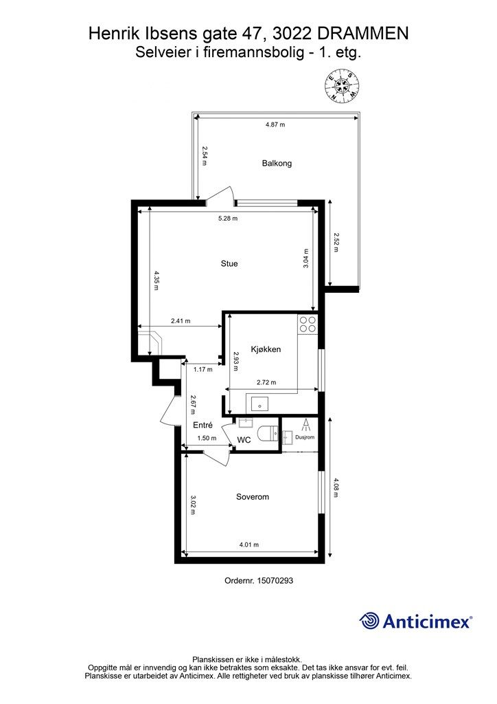 Plantegning - 1. etasje