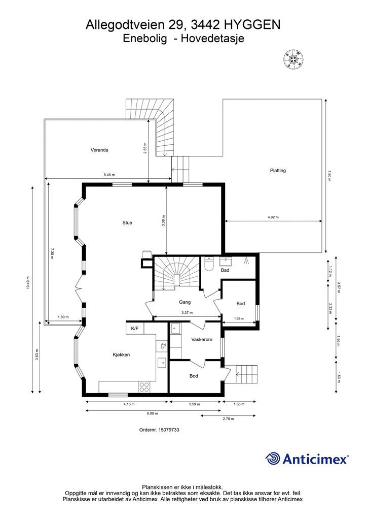 Plantegning 1.etasje