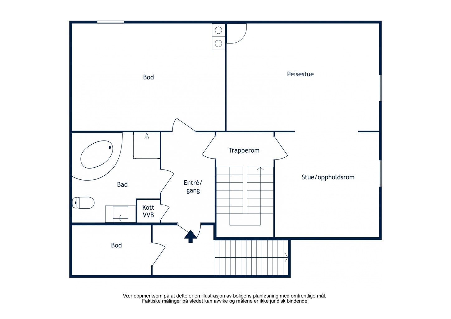 Plantegning - Underetasje