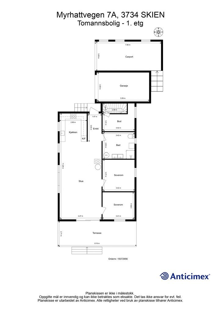 Plantegning - 1. etg.
