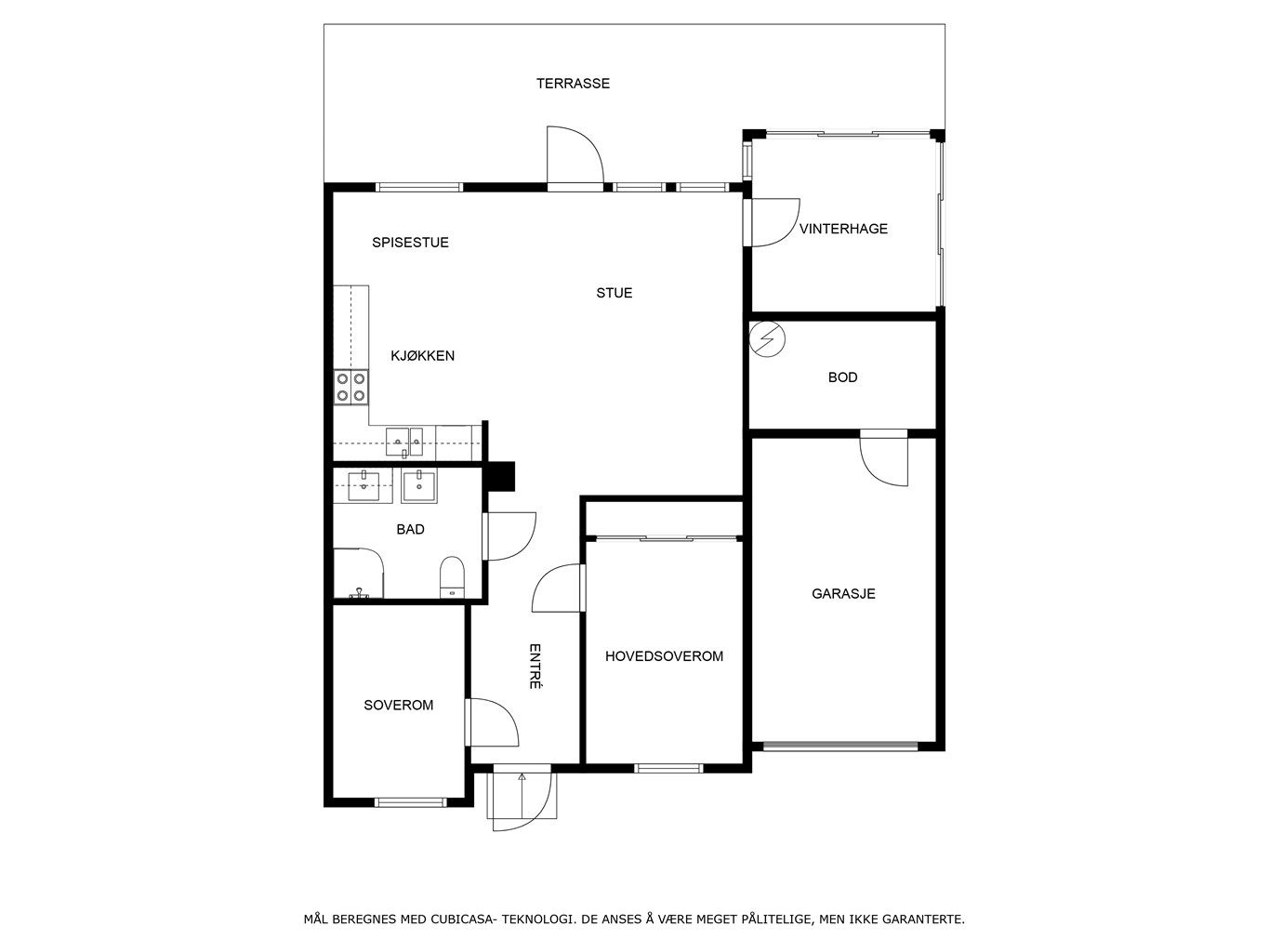 Planskissen er veiledende.