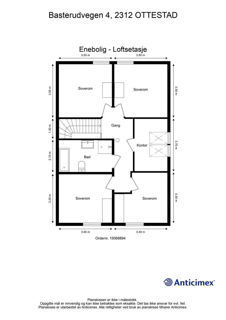 Plantegning 2.etasje 