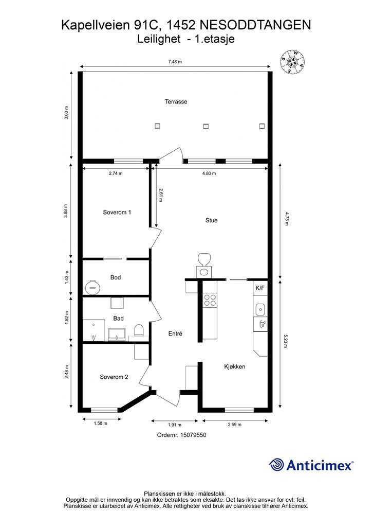 Plantegning 1. etasje