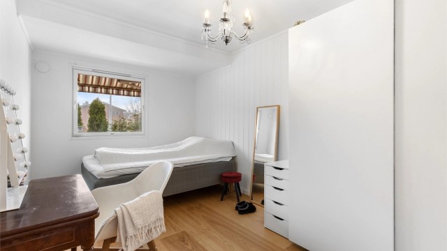 Soverom 2 som fungerer utmerket som hovedsoverom