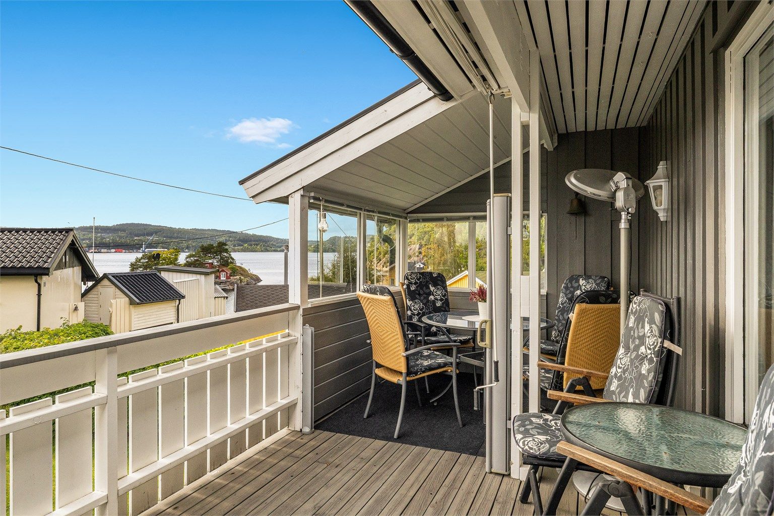 FAVORITTPLASSEN: Her nytes solrike dager og sene sommerkvelder.