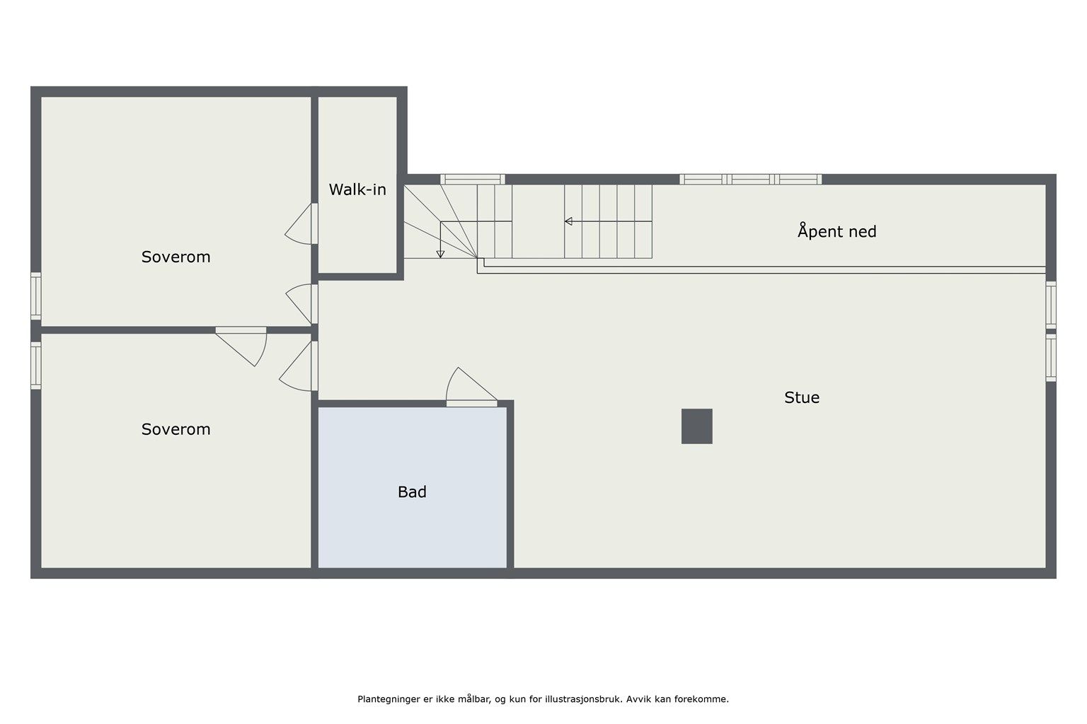 Planskisse loftsetasje
