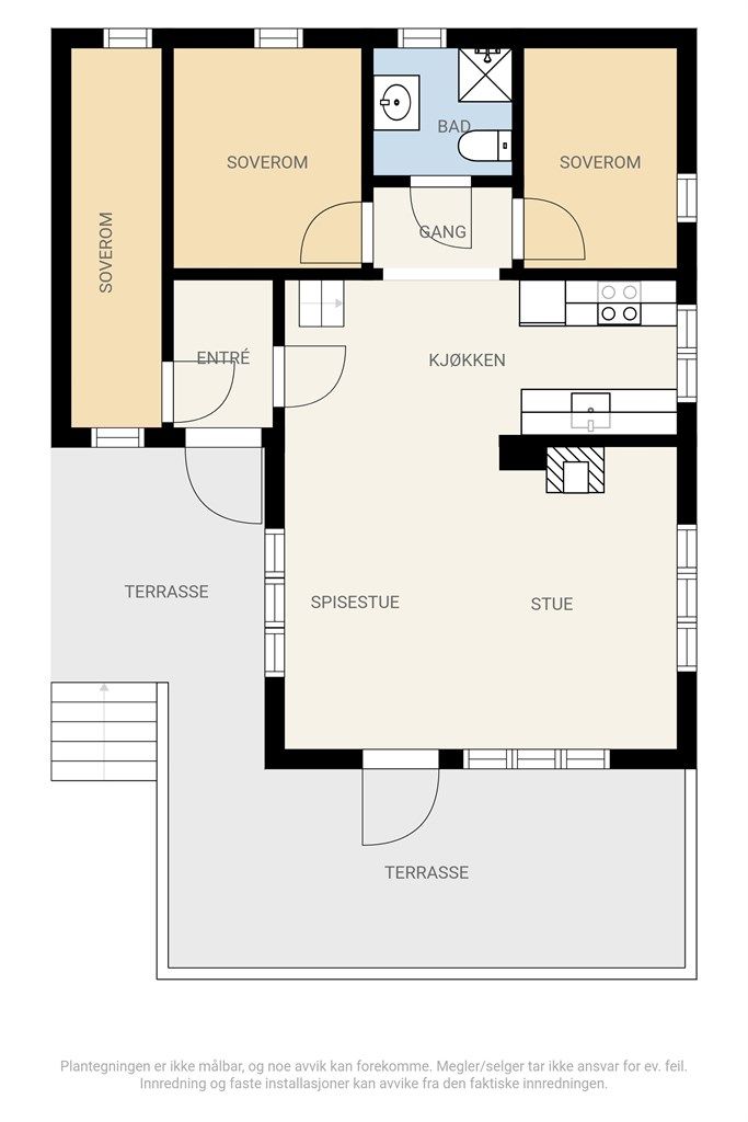 Plantegning - 1. etasje