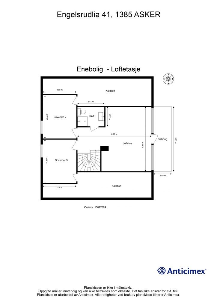 Plantegning 2. etasje