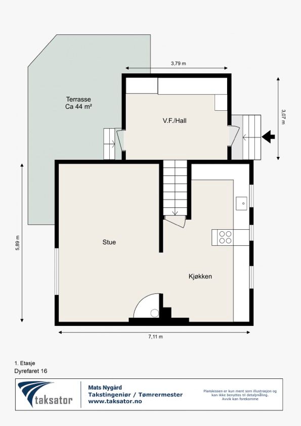 Plantegning - Første etasje