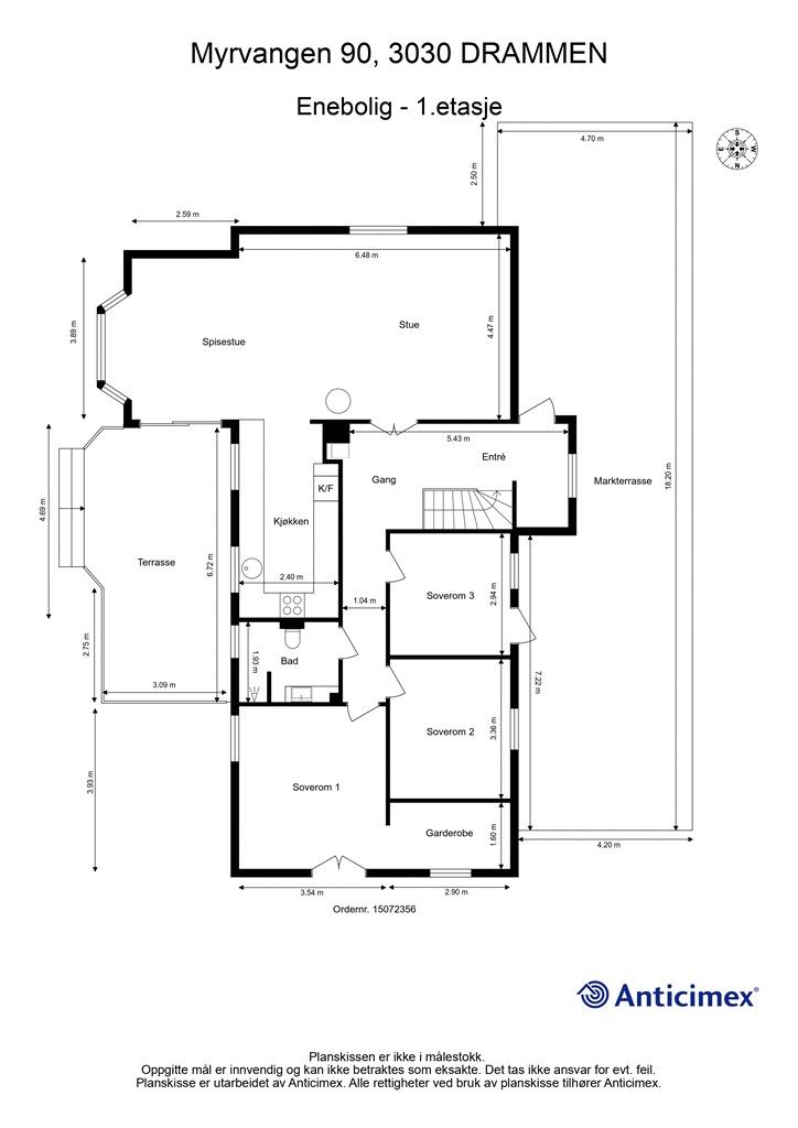 Plantegning - 1.etasje