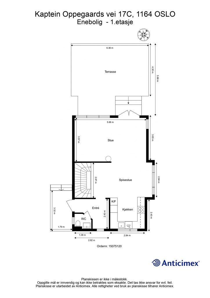 Plantegning - 1. etasje